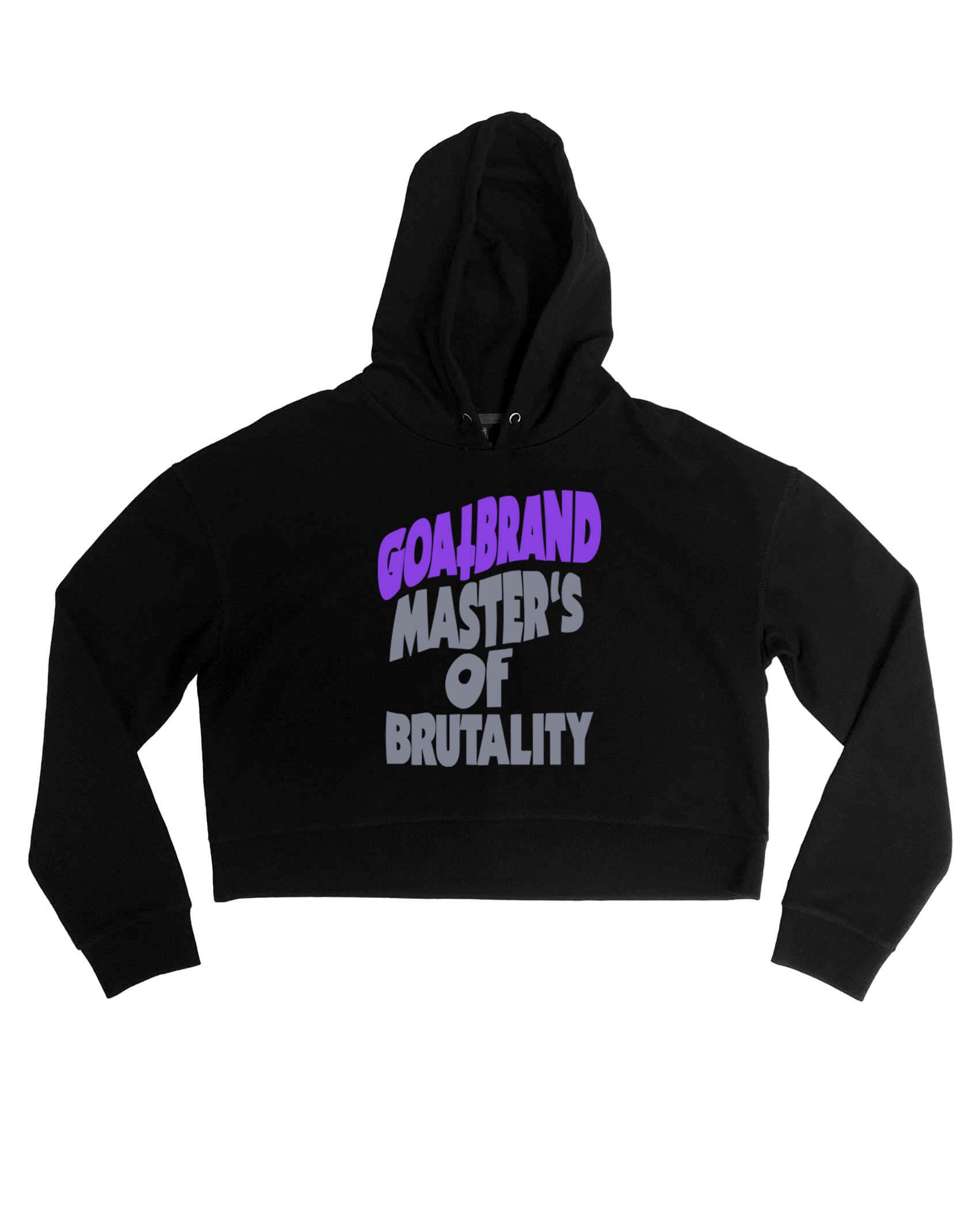 Masters Of Brutality Women's Cropped Hoodie